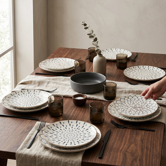 Cookinglife Dinerborden Noria ø 27 cm - 6 stuks