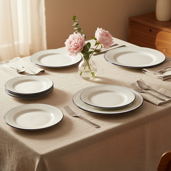 Cookinglife Dinerborden Whitmore ø 27 cm - 6 stuks