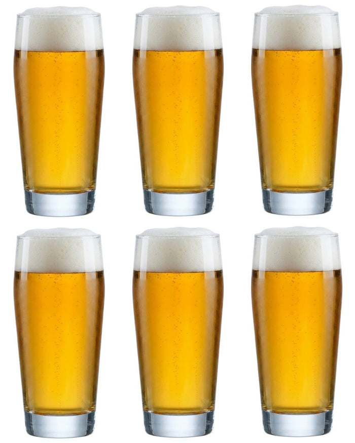 Cookinglife Duitse Bierglazen Willybecher 330 ml - 6 stuks