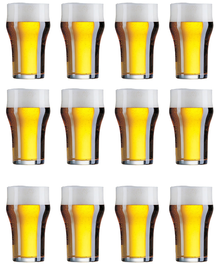 Cookinglife Engelse Bierglazen Nonic 340 ml - 12 stuks