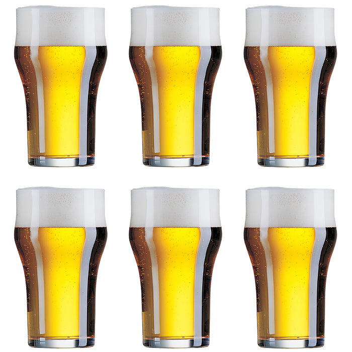 Cookinglife Engelse Bierglazen Nonic 340 ml - 6 stuks