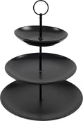 Cookinglife Etagère zwart ø 16, 21 & 26 cm - 3-laags - 32 cm hoog