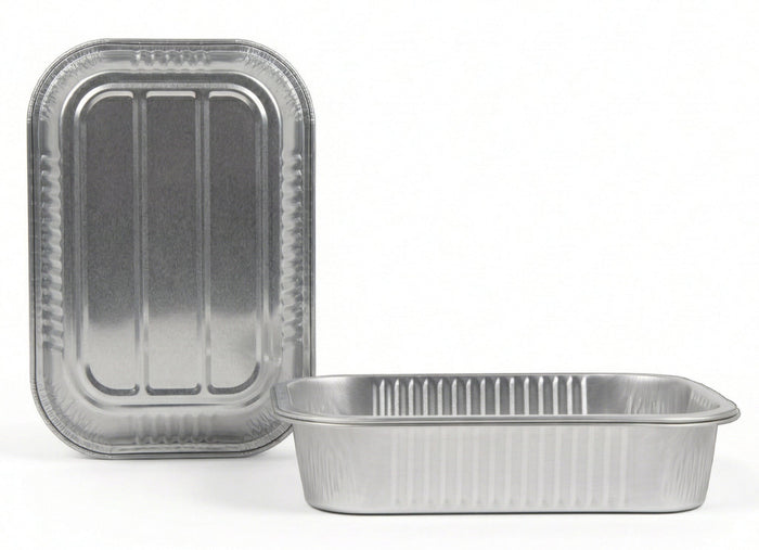 Cookinglife Grill BBQ Aluminium Bakjes / BBQ Grill Tray - 22 x 15 cm - 15 stuks