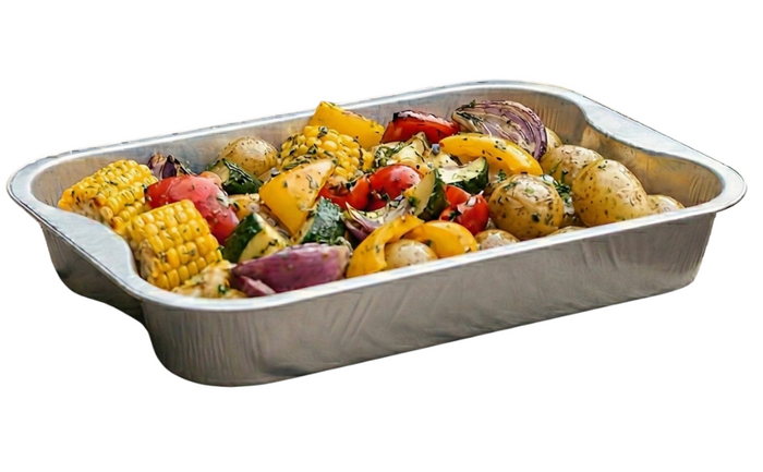 Cookinglife Grill BBQ Aluminium Bakjes / BBQ Grill Tray - 30 x 20 cm - 9 stuks