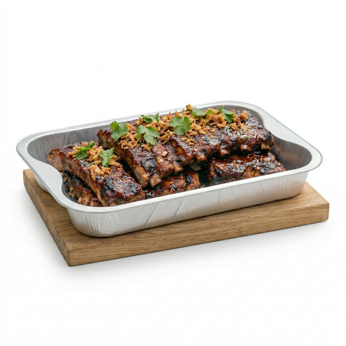 Cookinglife Grill BBQ Aluminium Bakjes / BBQ Grill Tray - 30 x 20 cm - 9 stuks