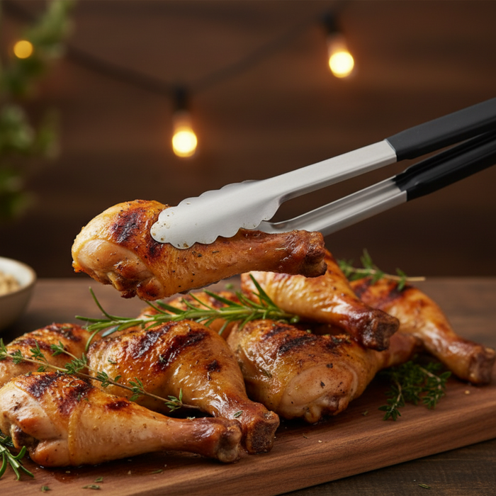 Cookinglife Grill BBQ Tang RVS 24 cm