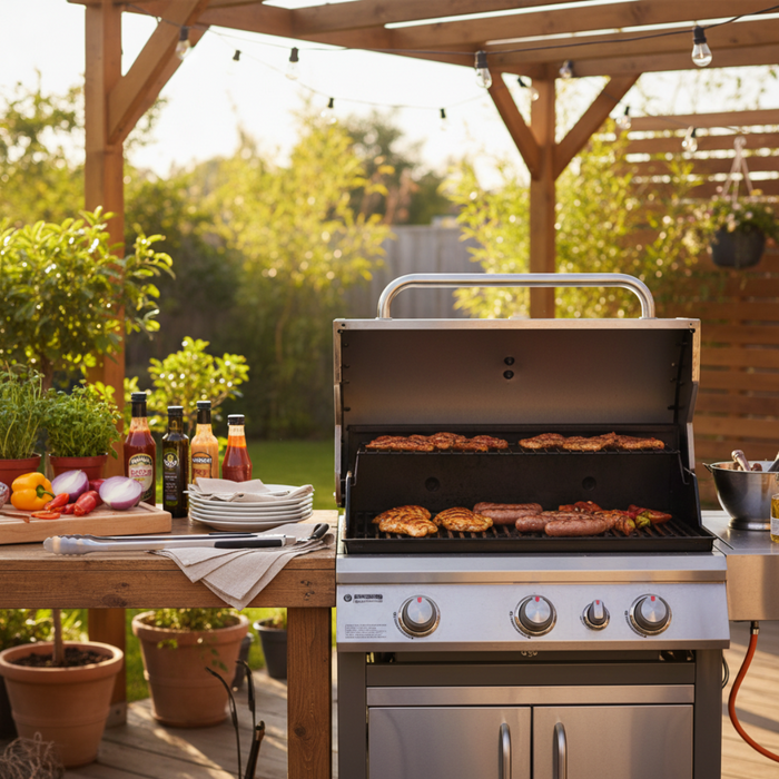 Cookinglife Grill BBQ Tang RVS 50 cm