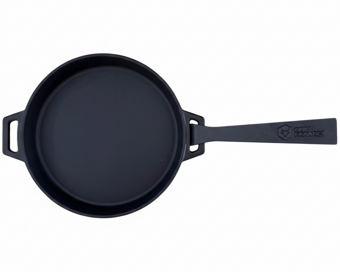Cookinglife Grill Koekenpan / Skillet Gietijzer ø 25 cm - Afneembaar handvat