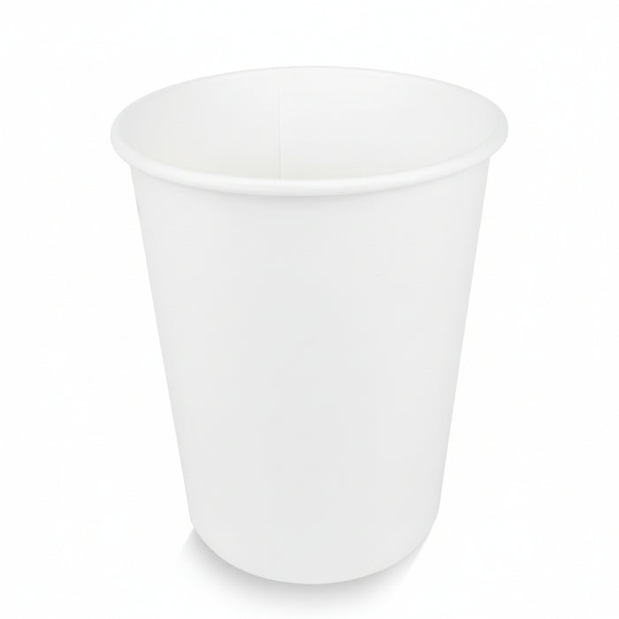 Cookinglife Kartonnen Koffiebekers 230 ml - Wit - 50 stuks