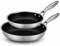 Cookinglife Koekenpannenset HexaCook - Hybride Pan 2-Delig ø 24 & 28 cm - NON STICK - geschikt voor alle warmtebronnen - keramische anti-aanbaklaag