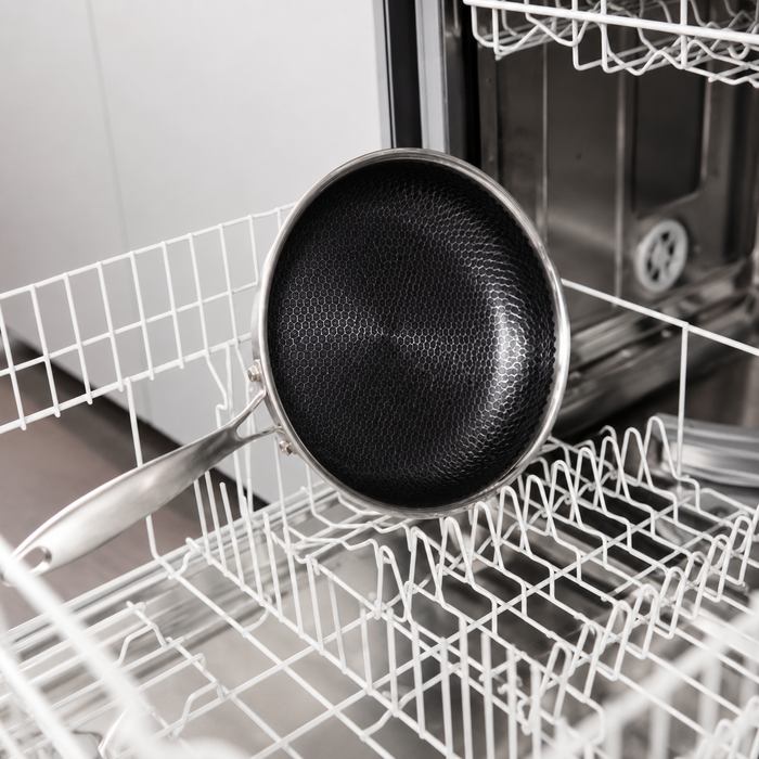Cookinglife Koekenpannenset HexaCook - Hybride Pan 2-Delig ø 24 & 28 cm - NON STICK - geschikt voor alle warmtebronnen - keramische anti-aanbaklaag