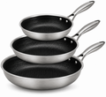 Cookinglife Koekenpannenset HexaCook - Hybride Pan 3-delig ø 20, 24 & 28 cm - NON STICK - geschikt voor alle warmtebronnen - keramische anti-aanbaklaag