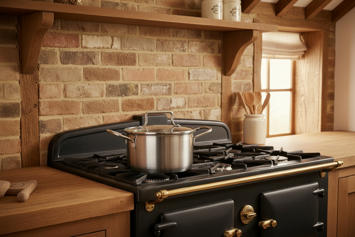 Cookinglife Kookpan Essential Steel RVS Ø 16 cm - 1.3 liter - geschikt voor alle warmtebronnen