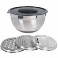 Cookinglife Mengkom RVS + 3 Raspen - 25.5 x 14 cm