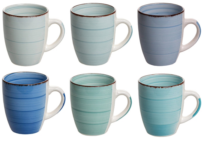 Cookinglife Mokken Delice Blauw 350 ml - 6 stuks