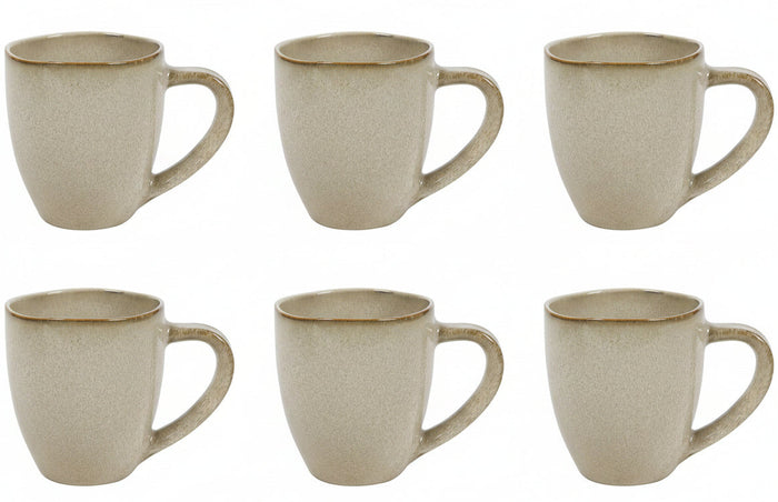 Cookinglife Mokken Sabi Beige 450 ml - 6 Stuks