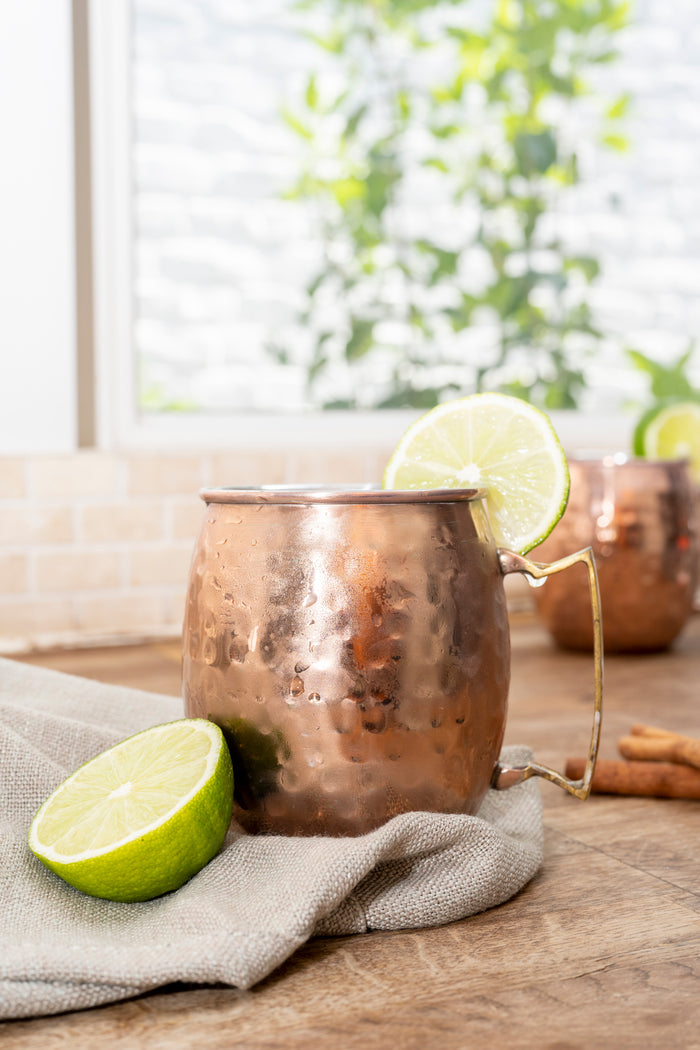 Cookinglife Moscow Mule Cocktailbekers - Koper - 500 ml - 6 Stuks