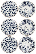 Cookinglife Ontbijtborden / Desserborden Fleuris ø 19 cm - 6 stuks