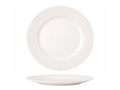 Cookinglife Ontbijtborden / Dessertborden - CampVibe - Outdoor - Kunststof - Onbreekbaar - Wit ø 21 cm - 4 Stuks