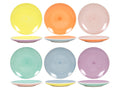 Cookinglife Ontbijtborden / Dessertborden Pastel Harmony ø 19 cm - 6 Stuks