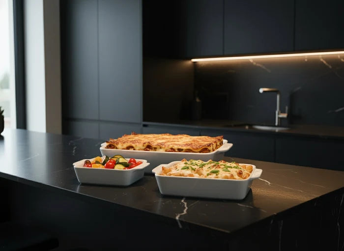 Cookinglife Ovenschalen Aardewerk Set - 3 Stuks