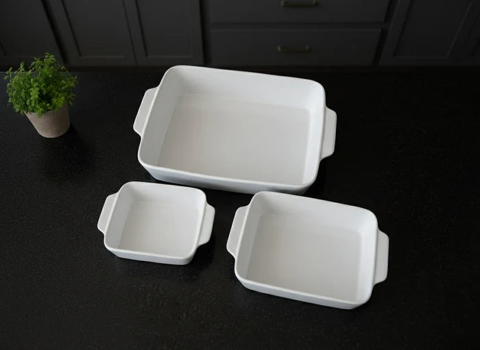 Cookinglife Ovenschalen Aardewerk Set - 3 Stuks