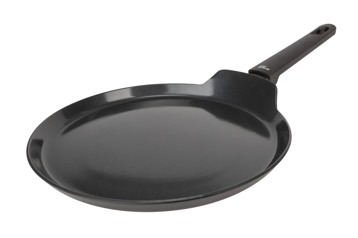 Cookinglife Pannenkoekenpan Black Cera Zwart ø 24 cm - geschikt voor alle warmtebronnen - keramische anti-aanbaklaag