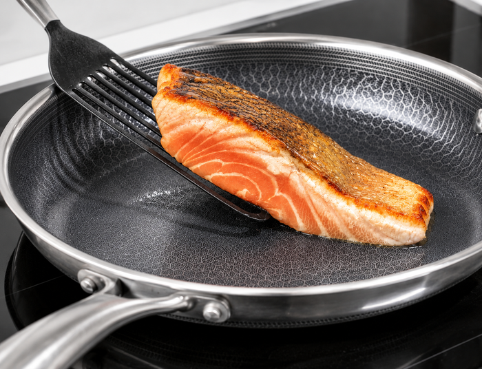 Cookinglife Pannenset HexaCook - Hybride Pan 3-delig - Wokpan ø 28 cm + Koekenpan ø 24 & 28 cm - NON STICK - geschikt voor alle warmtebronnen - keramische anti-aanbaklaag