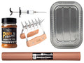 Cookinglife Pulled Pork Set BBQ-Kit 5-Delig - Fire & Flavour - Vleesklauwen, Injector & Rub