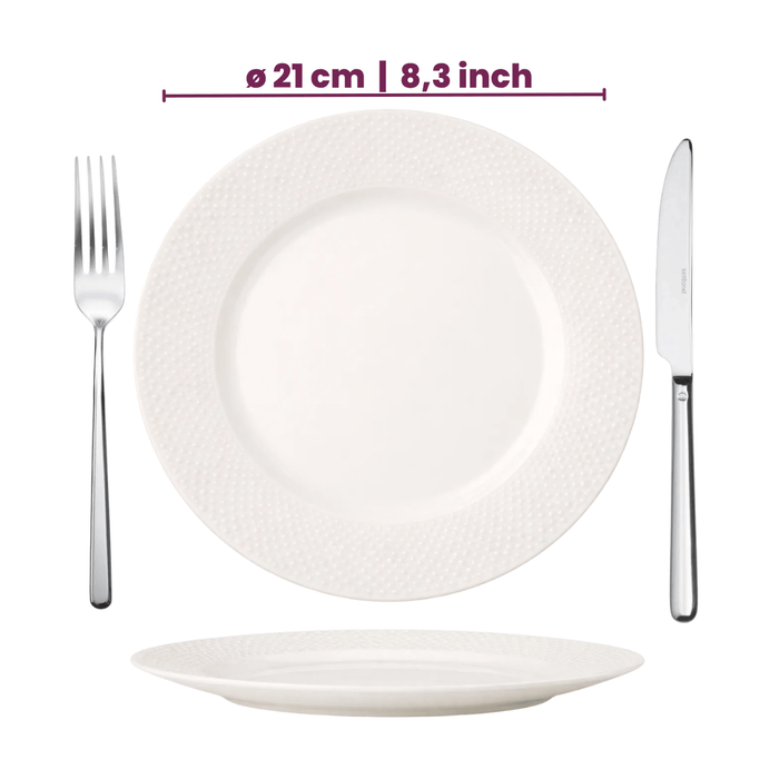 Cookinglife Serviesset CampVibe - Kunststof 12-delig / 4 personen - 4 dinerborden, 4 ontbijtborden en 4 kommen
