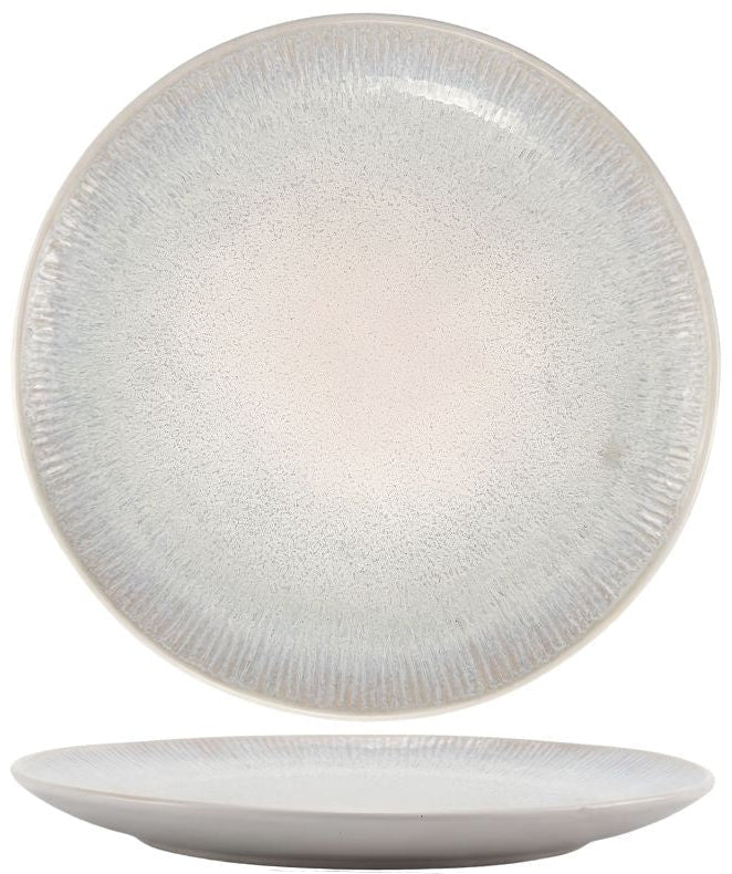 Cookinglife Serviesset Nola Beige reactive glaze 18-delig / 6 personen - 6 dinerborden, 6 ontbijtborden en 6 kommen