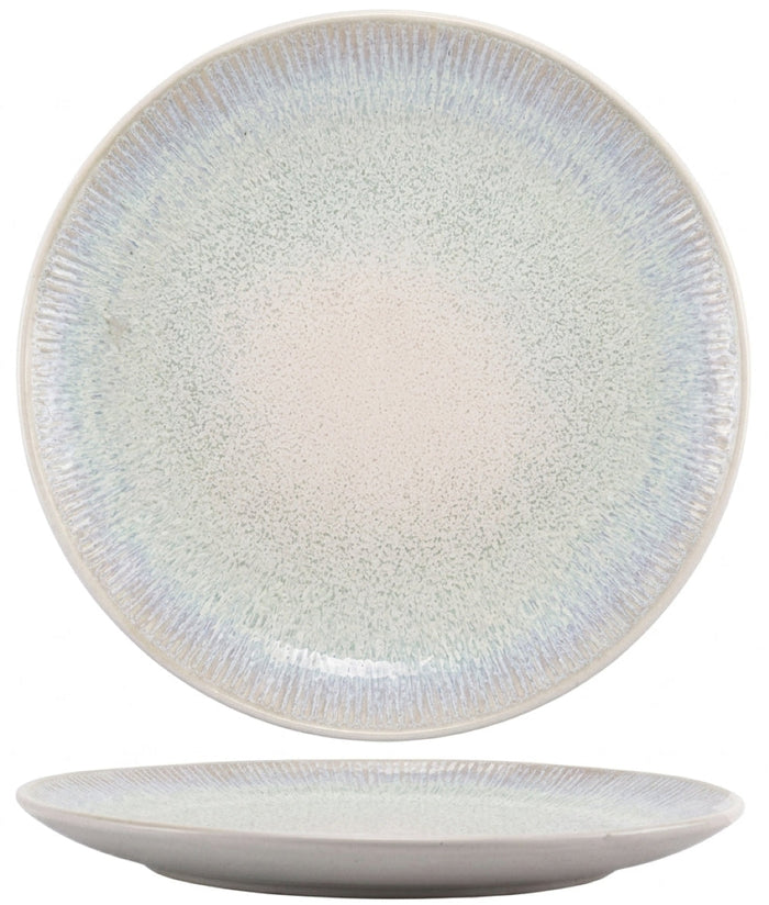 Cookinglife Serviesset Nola Beige reactive glaze 18-delig / 6 personen - 6 dinerborden, 6 ontbijtborden en 6 kommen