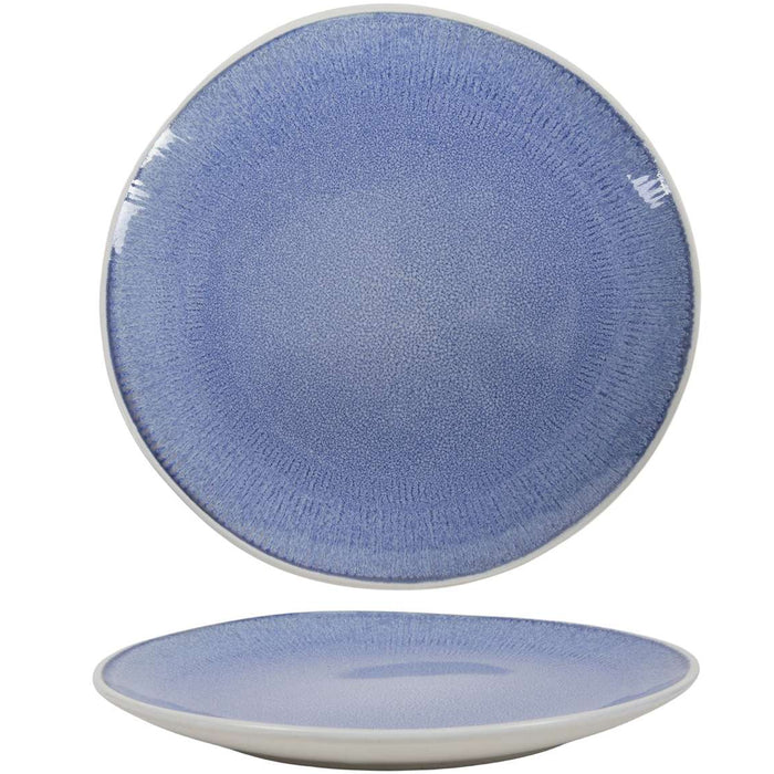 Cookinglife Serviesset Nola Blauw 18-delig / 6 personen - 6 dinerborden, 6 ontbijtborden en 6 kommen