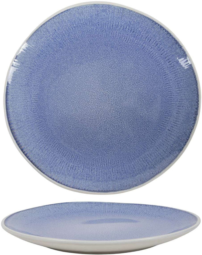 Cookinglife Serviesset Nola Blauw 18-delig / 6 personen - 6 dinerborden, 6 ontbijtborden en 6 kommen