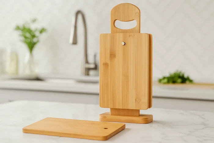 Cookinglife Snijplank set - Bamboe - 5-delig