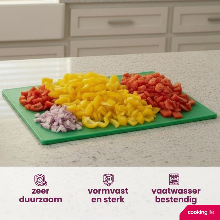Cookinglife Snijplankenset HACCP 5-delig - 45 x 30 cm