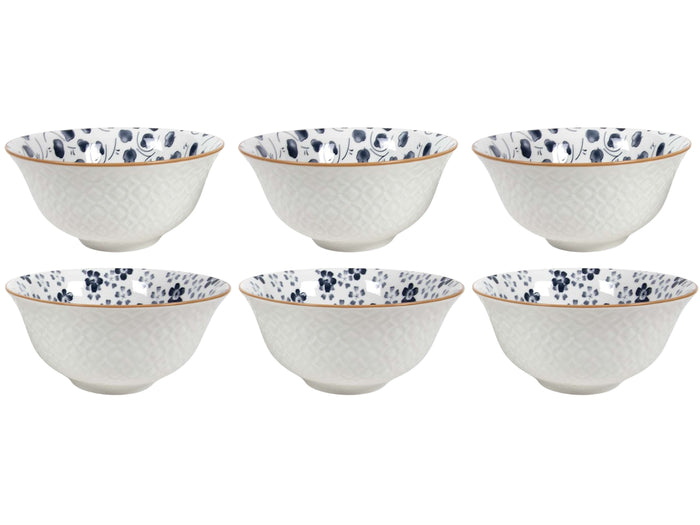 Cookinglife Soepkommen / Kommen Fleuris ø 16 cm - 6 stuks