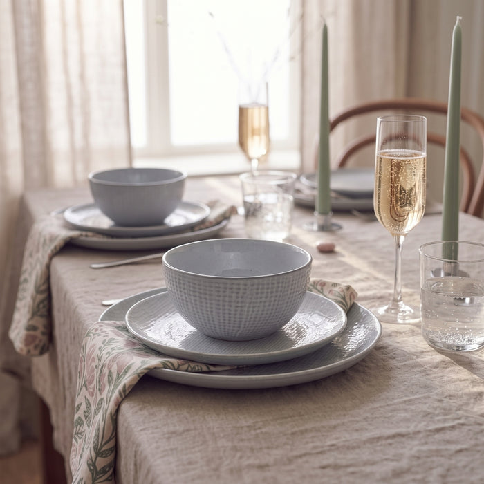 Cookinglife Soepkommen / Kommen Linen Grijs ø 15 cm – 6 stuks