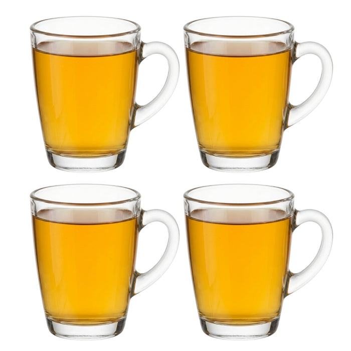 Cookinglife Theeglazen met Oor - 300 ml - 4 Stuks