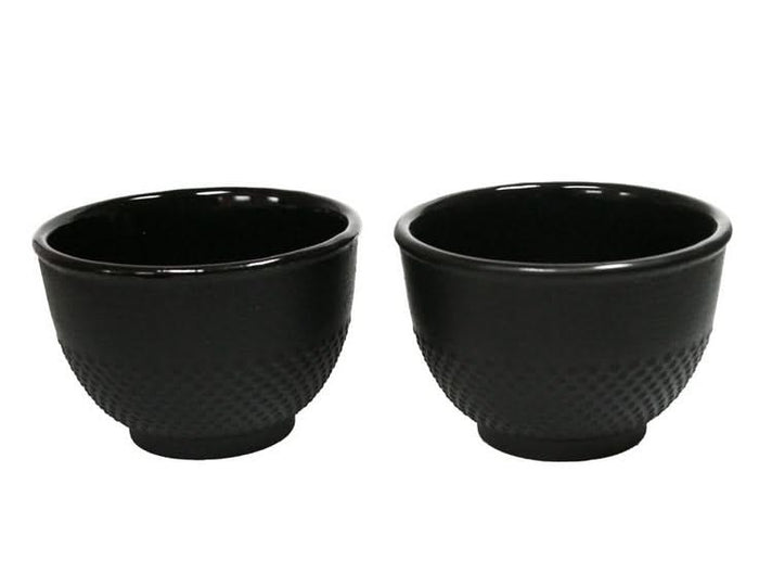Cookinglife Theekopjes - Gietijzer - Zwart - 2 stuks