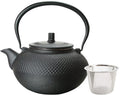 Cookinglife Theepot Arare met RVS Filter - Gietijzer Zwart - 1.5 liter
