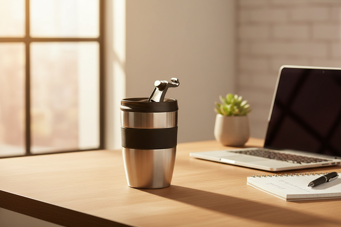 Cookinglife Thermosbeker RVS 300 ml - Drinkbeker To Go - Lekvrij en Dubbelwandig