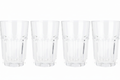 Cookinglife Waterglazen 500 ml Glas - Stapelbare Drankglazen Set van 4