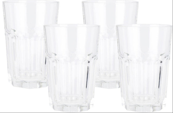 Cookinglife Waterglazen 500 ml Glas - Stapelbare Drankglazen Set van 4