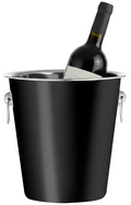Cookinglife Wijnkoeler Zwart - ø 22 cm