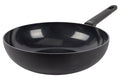 Cookinglife Wokpan Black Cera ø 28 cm - geschikt voor alle warmtebronnen - keramische anti-aanbaklaag