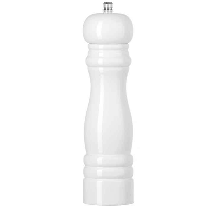 Cookinglife Zoutmolen Rocca Wit Glanzend - Keramische Molen - 21.5 cm