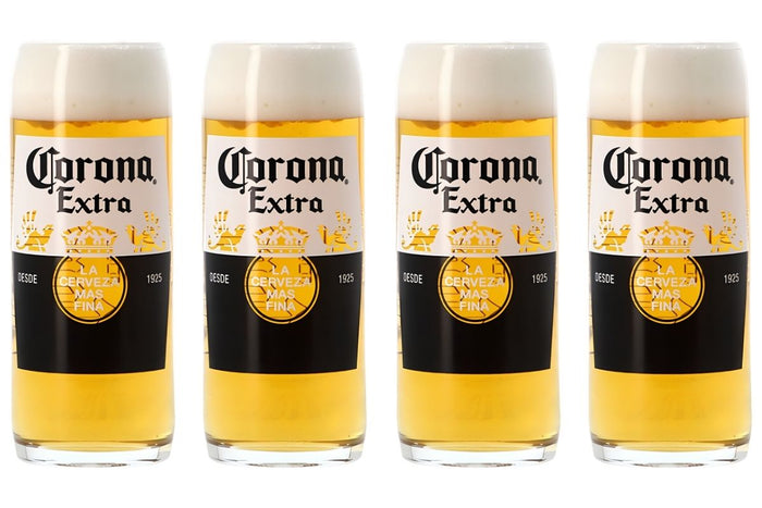 Corona Bierglazen 330 ml - 4 stuks