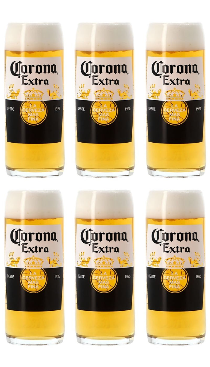 Corona Bierglazen 330 ml - 6 stuks