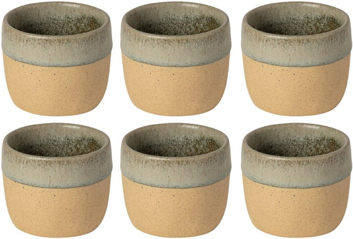 Costa Nova Bekers Arenito Sage Green 360 ml - 6 stuks